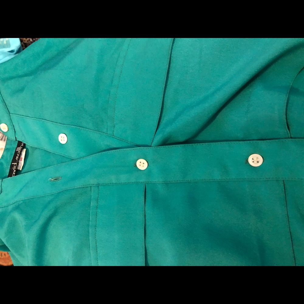 Vintage David Matthew Button Down Size 10 Blouse - image 8